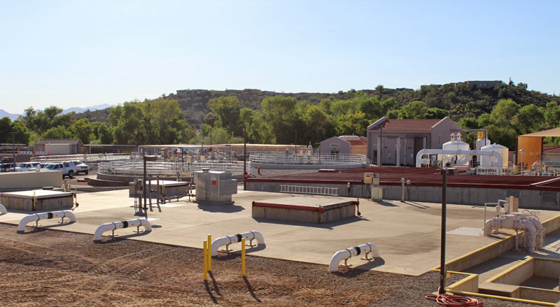 Treatment Operation with the Main Forest Hills Sanitary District Facility