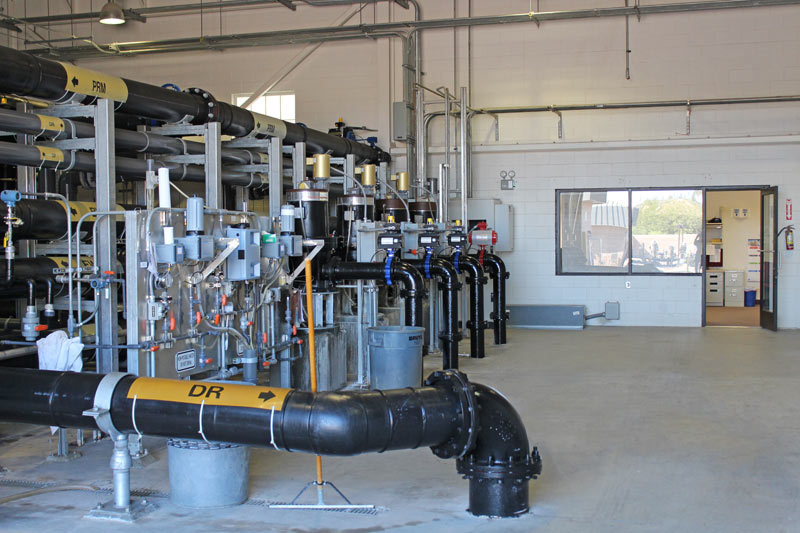 The Advanced Water Treatment Facility (AWTF) Building Interior