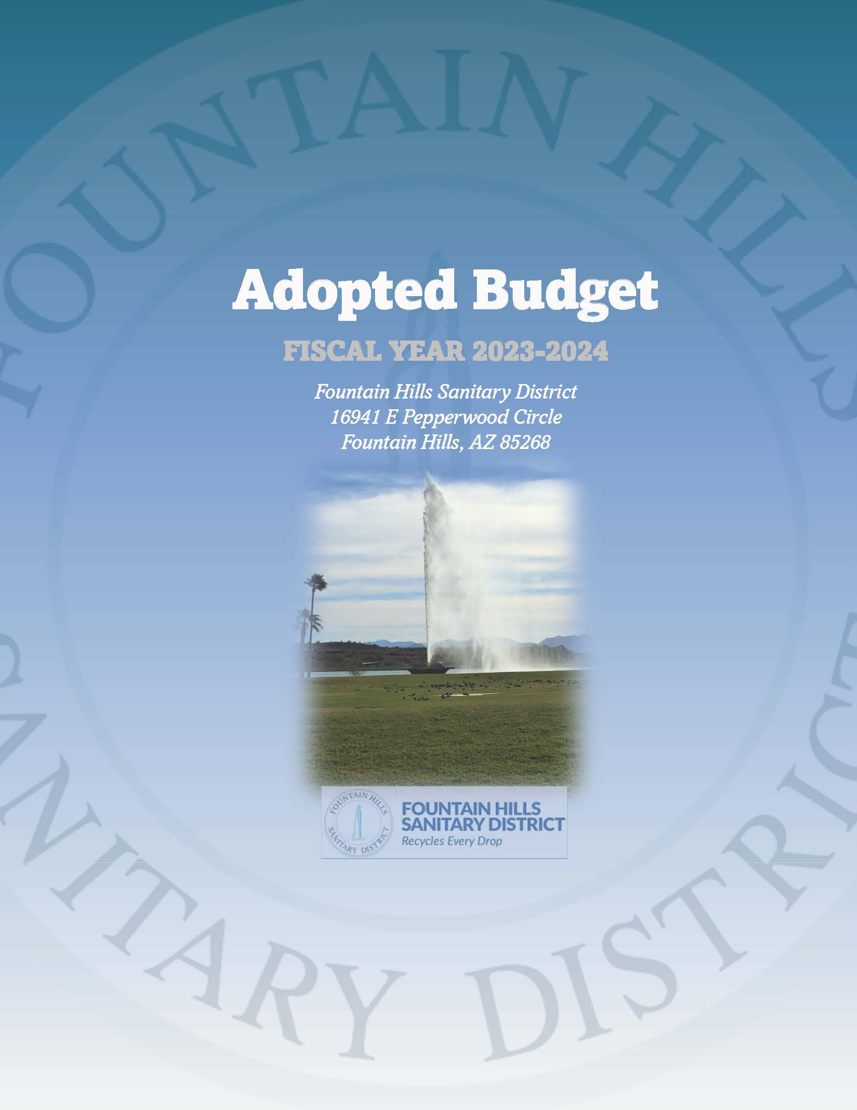 Adopted 23-24 Budget Cover Page