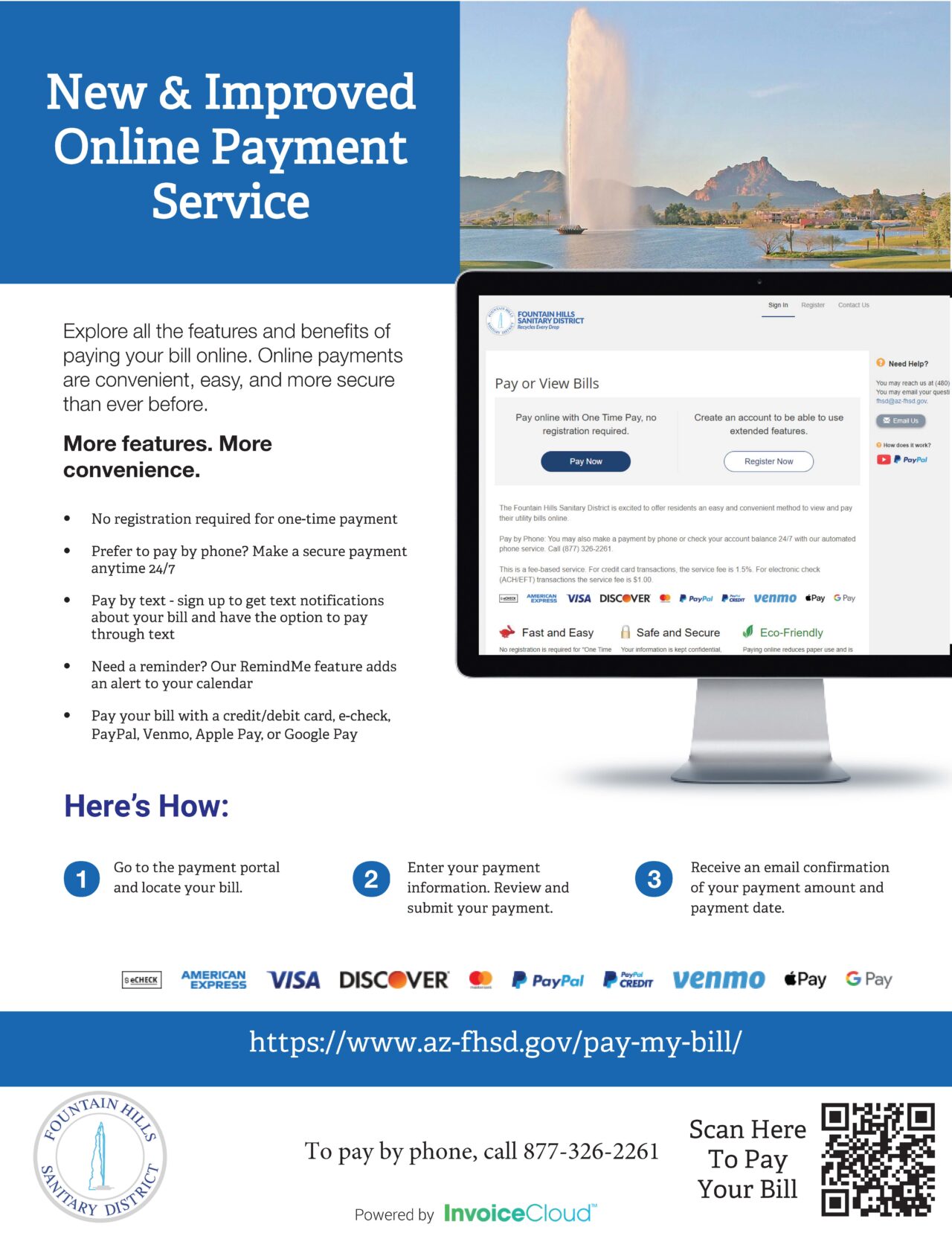 Pay My Bill Fountain Hills Sanitary District
