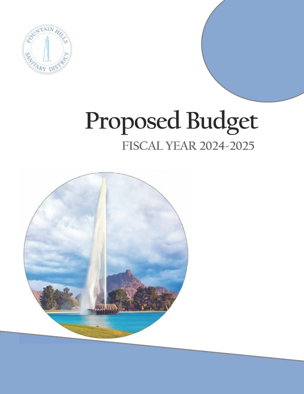 Budget Fountain Hills Sanitary District