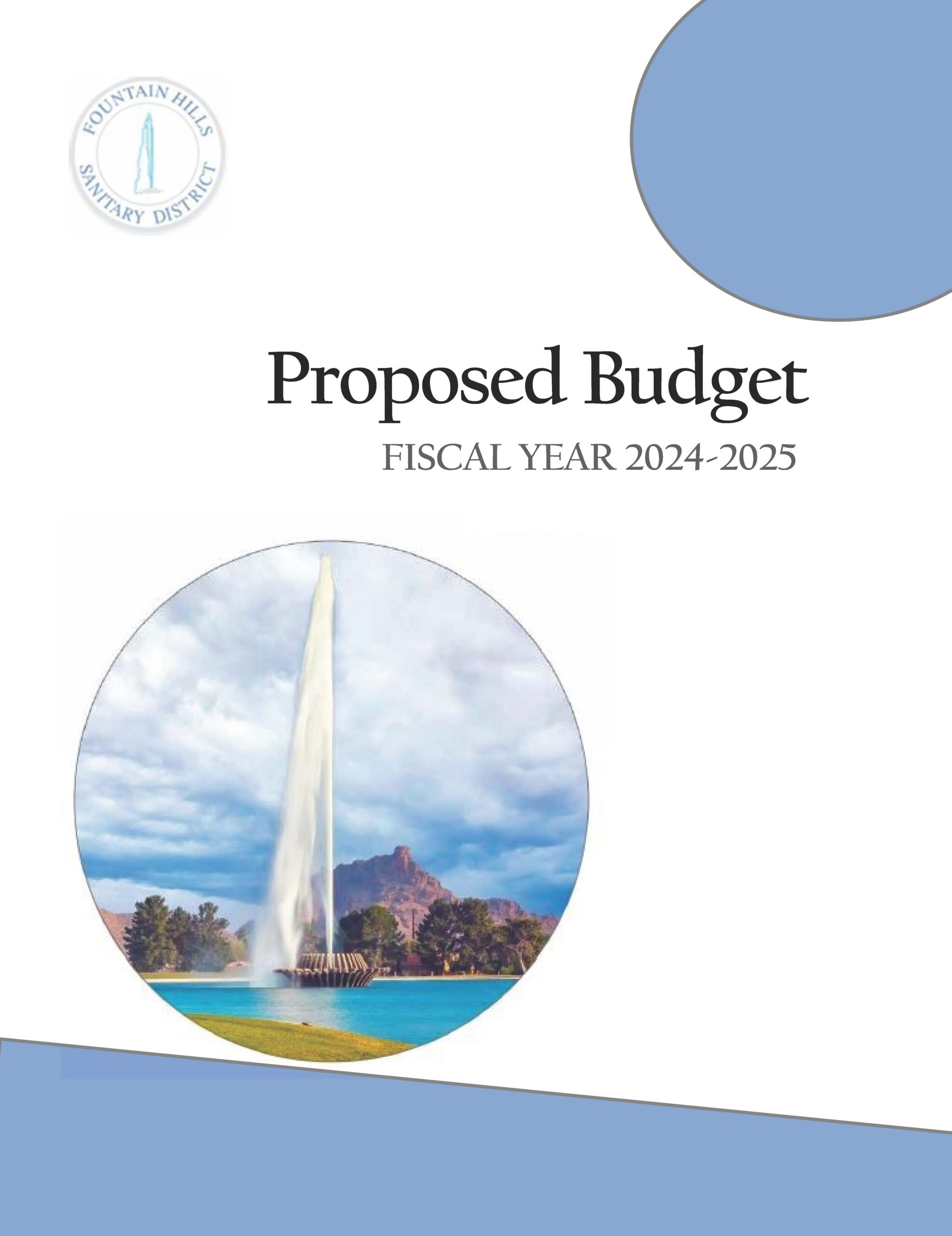 Budget Fountain Hills Sanitary District